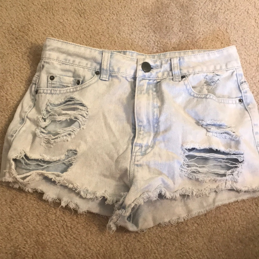 High waisted shorts